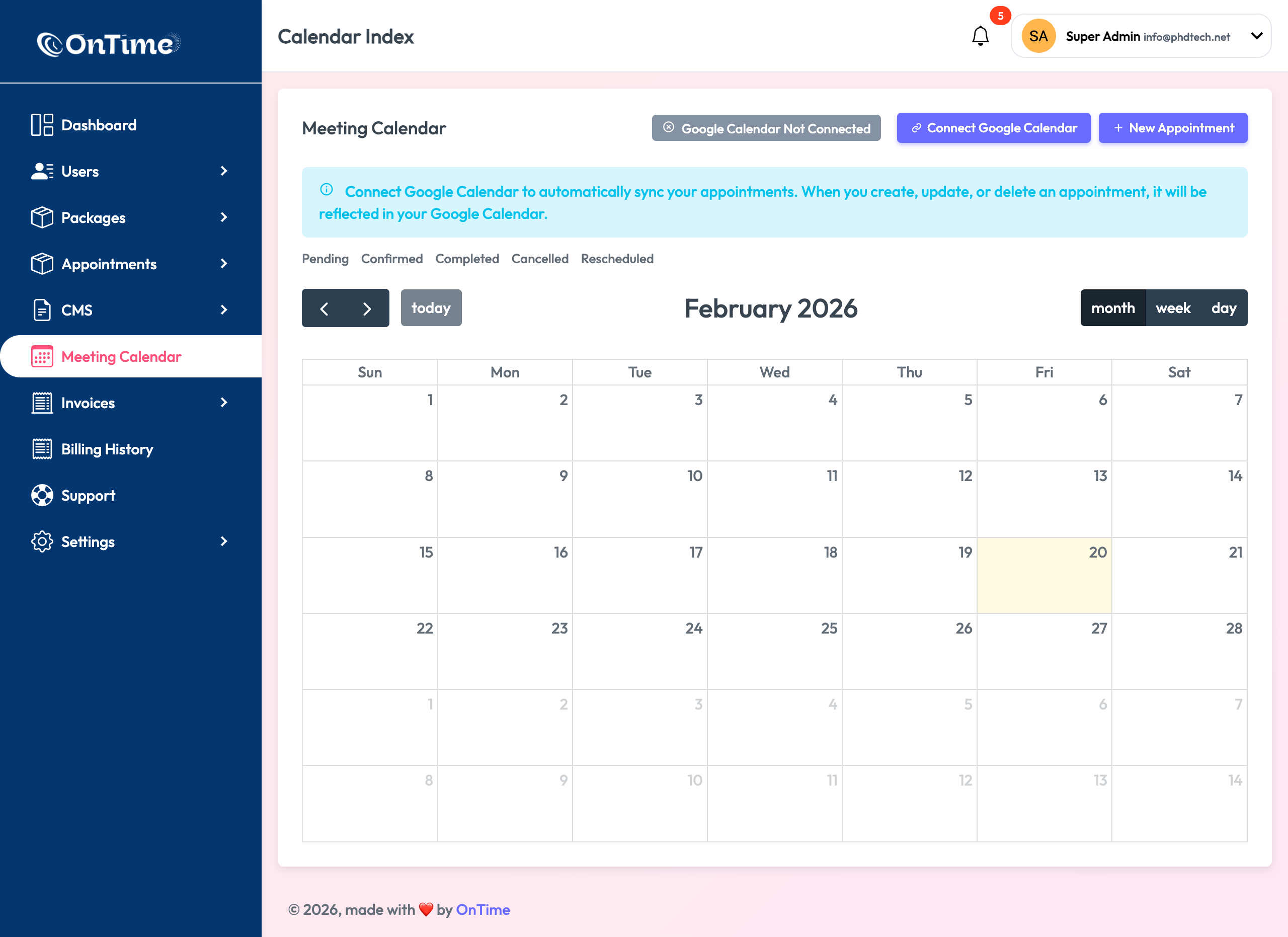 Calendar Sync